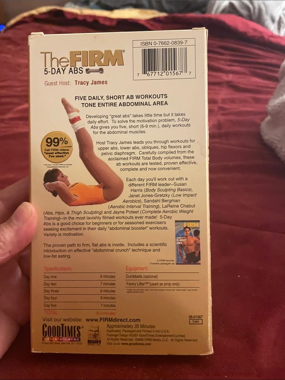 5-Day Abs Workout DVD - Black